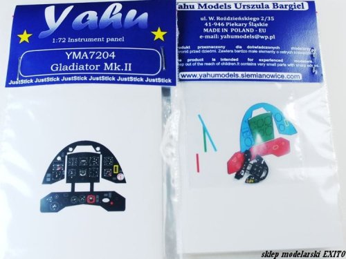 Przejdź do produktu YAHU YMA7204 - 1:72  Gloster Gladiator Mk.II tablica przyrządów