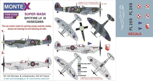 Przejdź do produktu MONTEX K48218 - 1:48 Spitfire Mk.IX