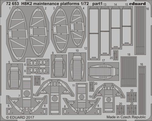 Przejdź do produktu EDUARD 72653 - 1:72 H8K2 maintenance platforms