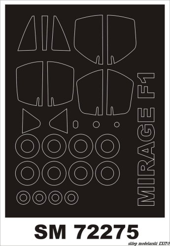 Przejdź do produktu MONTEX SM72275 - 1:72 Mirage F1