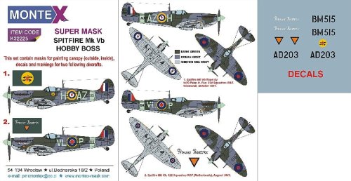 Przejdź do produktu MONTEX K32225 - 1:32 Spitfire Mk.Vb