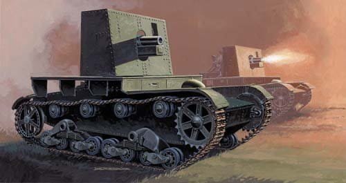 Przejdź do produktu MIRAGE 726027 - 1:72 Działo samobieżne 76,2 mm - Leningrad