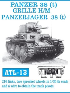 Friulmodel ATL-013 - 1:35 Metalowe gąsienice Panzer 38 (t) / Grille-Marder III / Grille H/M Panzerjager 38(t)