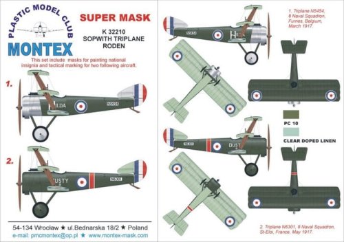 Przejdź do produktu MONTEX K32210 - 1:32 Sopwith Triplane