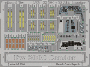 EDUARD SS284 - 1:72 Fw 200C Condor interior