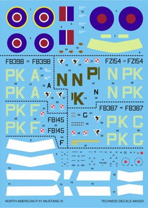 Przejdź do produktu TECHMOD 48002 - 1:48 P-51 Mustang III
