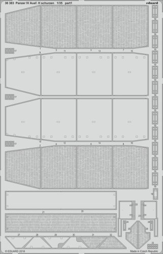 Przejdź do produktu EDUARD 36383 - 1:35 Panzer IV Ausf. H schurzen