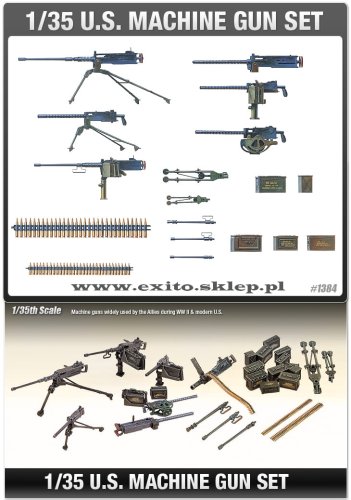 Przejdź do produktu ACADEMY 13262 - 1:35 U.S. Machine Gun Set