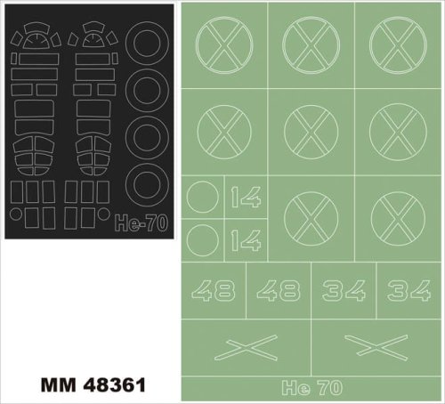 Przejdź do produktu MONTEX MM48361 - 1:48 Heinkel He 70