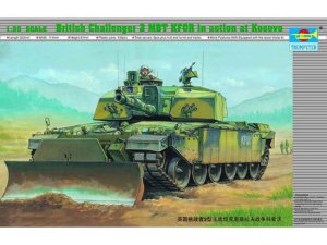 TRUMPETER 00345 - 1:35 British Challenger 2 MBT KFOR in action at Kosovo