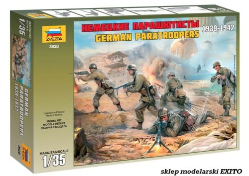Przejdź do produktu ZVEZDA 3628 - 1:35 German Paratroopers