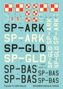 TECHMOD 72053 - 1:72 Fieseler Fi-156C Storch