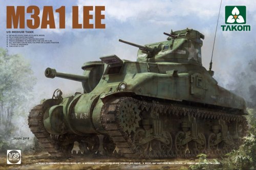 Przejdź do produktu TAKOM 2114 - 1:35 M3A1 Lee US Medium Tank