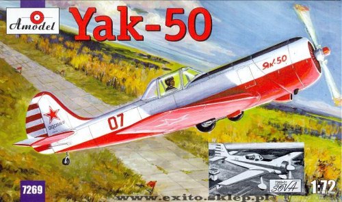 Przejdź do produktu AMODEL / SOVA 7269-01 - 1:72 Yakovlev Yak-50