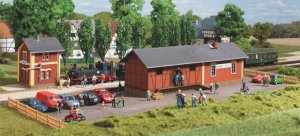 AUHAGEN 11435 H0 - Dworzec Steinbach z budynkiem przepompowni