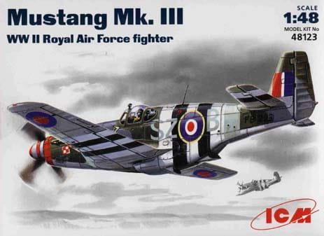 Przejdź do produktu ICM 48123 - 1:48 Mustang MK III WWII  RAF  fighter
