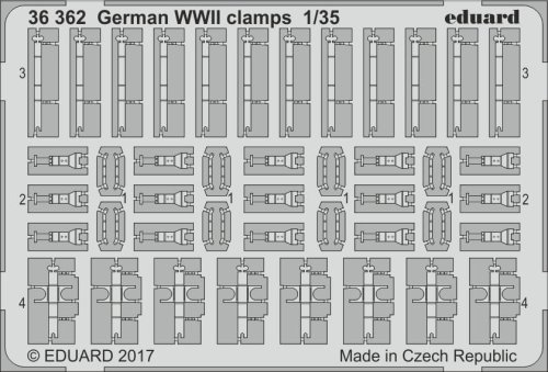 Przejdź do produktu EDUARD 36362 - 1:35 German WW2 clamps