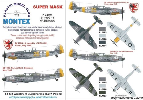 Przejdź do produktu MONTEX K32107 - 1:32 Bf-109 G-14