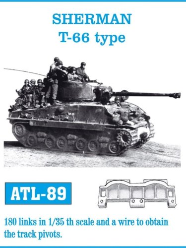 Przejdź do produktu Friulmodel ATL-089 - 1:35 Metalowe gąsienice Sherman T-66 type