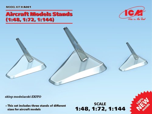 Przejdź do produktu ICM A001 - 1:48, 1:72, 1:144 Aircraft Models Stands