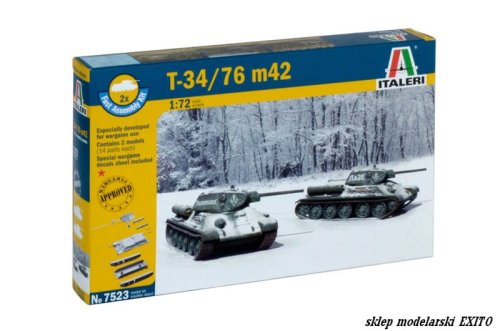 Przejdź do produktu ITALERI 7523 - 1:72 T-34/76 m42
