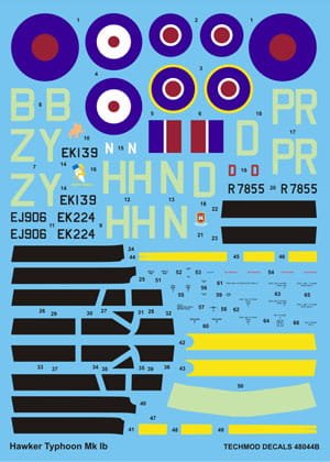 Przejdź do produktu TECHMOD 48044 - 1:48 Typhoon Mk.Ib