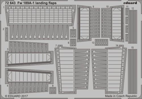 Przejdź do produktu EDUARD 72643 - 1:72 Fw 189A-1 landing flaps