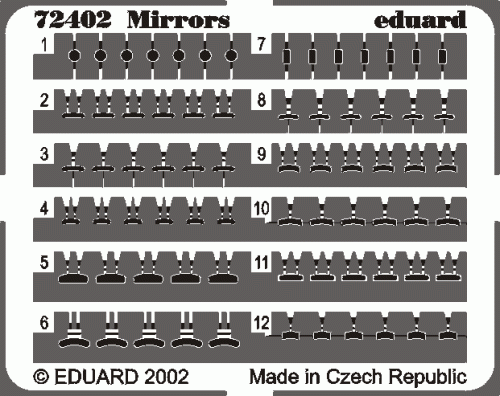 Przejdź do produktu EDUARD 72402 - 1:72 Mirrors