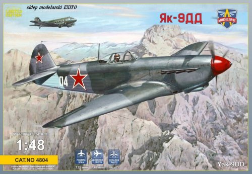 Przejdź do produktu MODELSVIT 4804 - 1:48 Yakovlev Yak-9DD