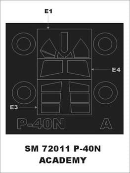 Przejdź do produktu MONTEX SM72011 - 1:72 Curtiss P-40 N