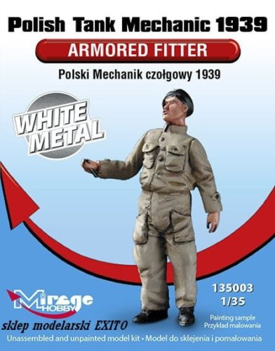 Przejdź do produktu MIRAGE 135003 - 1:35 Polski Mechanik Czołgowy 1939