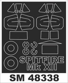 Przejdź do produktu MONTEX SM48338 - 1:48 Spitfire Mk.XII