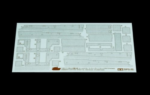 Przejdź do produktu TAMIYA 12672 - 1:48 Sturmtiger - Zimmerit Coating Sheet
