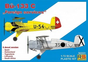 RS MODELS 92223 - 1:72 Bucker Bu-133 C Foreign services
