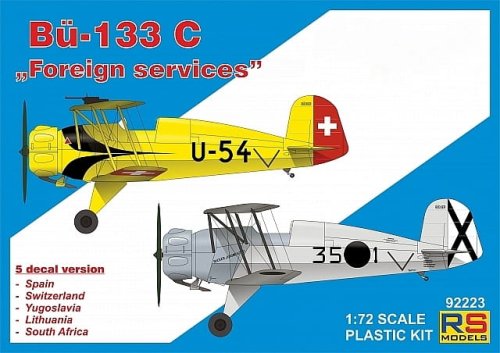 Przejdź do produktu RS MODELS 92223 - 1:72 Bucker Bu-133 C Foreign services