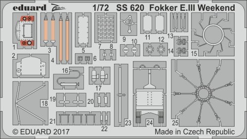 Przejdź do produktu EDUARD SS620 - 1:72 Fokker E.III Weekend