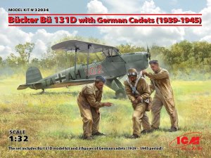 ICM 32034 - 1:32 Bücker Bü 131D with German Cadets