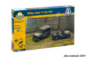 ITALERI 7506 - 1:72 Willys Jeep 1/4 ton 4x4