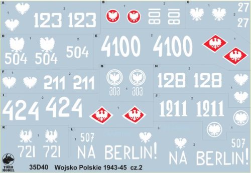 Przejdź do produktu TORO MODEL 35D40 - 1:35 Wojsko Polskie 1943-45 cz. 2