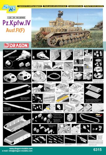 Przejdź do produktu DRAGON 6315 - 1:35 Pz.Kpfw.IV Ausf.F1(F)