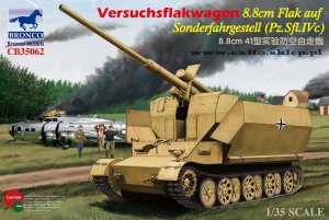 BRONCO CB 35062 - 1:35 Versuchflakwagen 8,8cm Flak auf Sonderfahrgestell (Pz.Sfl.IVc)