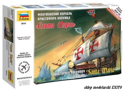 Przejdź do produktu ZVEZDA 6510 - 1:350 Santa Maria - Columbus Ship
