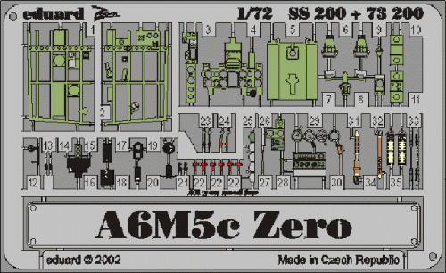 Przejdź do produktu EDUARD SS200 - 1:72 A6M5c Zero