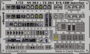 Eduard SS364 - 1:72 F/A-18D interior