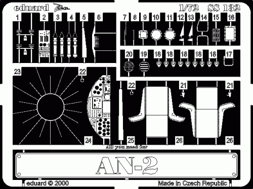 Przejdź do produktu EDUARD SS132 - 1:72 An-2