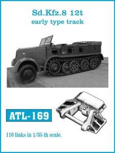 Friulmodel ATL-169 - 1:35 Metalowe gąsienice Sd.Kfz.8 12t typ wczesny