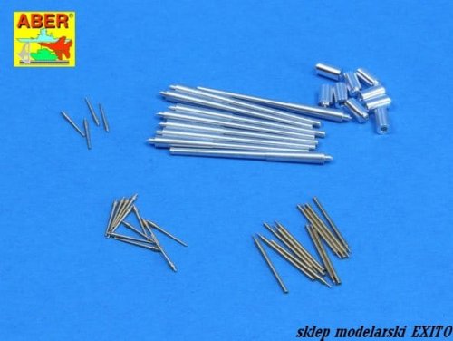 Przejdź do produktu ABER 1:350L-67  - 1:350 Set of barrels for Italian Battleship RN Roma - 381mm x 9, 152mm x 12, 90mm x 12