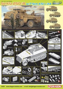 DRAGON 6425 - 1:35 SdKfz. 250/8 w/7.5cm K.51