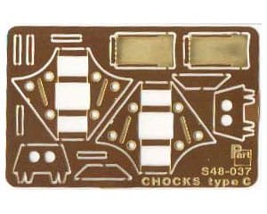 PART S48037 - 1:48 Chocks type C - modern Russian aircraft