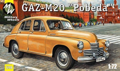 Przejdź do produktu MILITARY WHEELS 7248 - 1:72 GAZ-M20 Pobeda